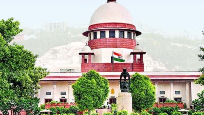 Supreme Court of India building during a hearing on SC status after religious conversion