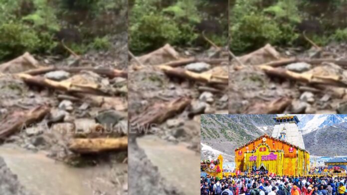 Pilgrims waiting during the temporary suspension of Chardham Yatra in Uttarakhand