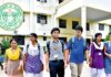 Students participating in Telangana engineering admission counselling