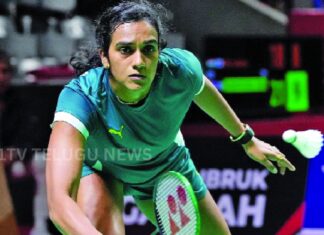PV Sindhu celebrates after reaching the Japan Open Super 750 final