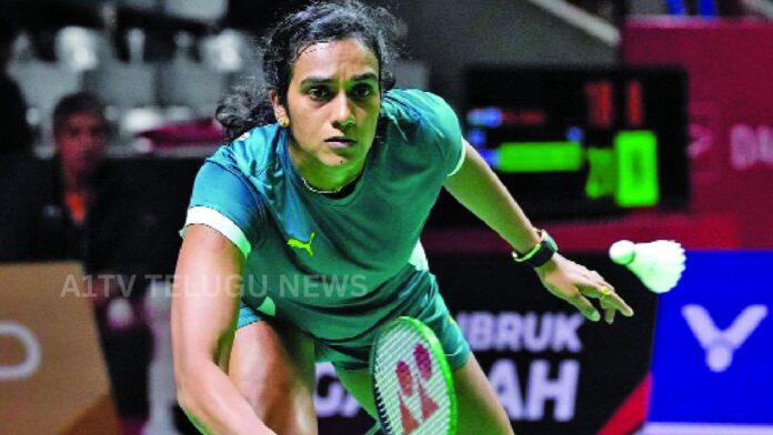 PV Sindhu celebrates after reaching the Japan Open Super 750 final