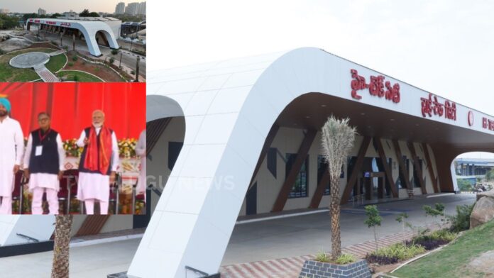 Hitech City Railway Station inaugurated under Amrit Bharat Station Scheme