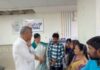 NIMS Hospital | నిమ్స్లో బాలింతలను పరామర్శించిన హరీశ్రావు.. ఆరోగ్య పరిస్థితిపై ఆరా Harish Rao interacting with patients at NIMS Hospital