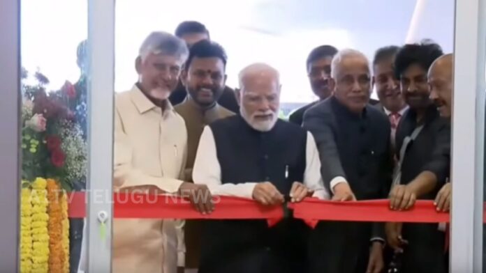 PM Modi Inaugurates Bhogapuram International Airport Terminal in Andhra Pradesh
