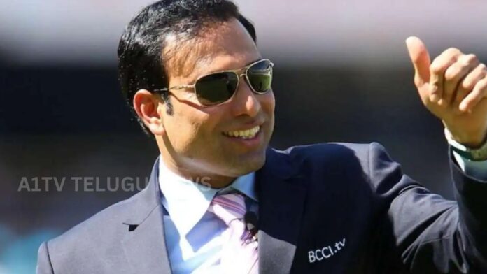 VVS Laxman during a BCCI event as reports link him to the Chief Selector role.