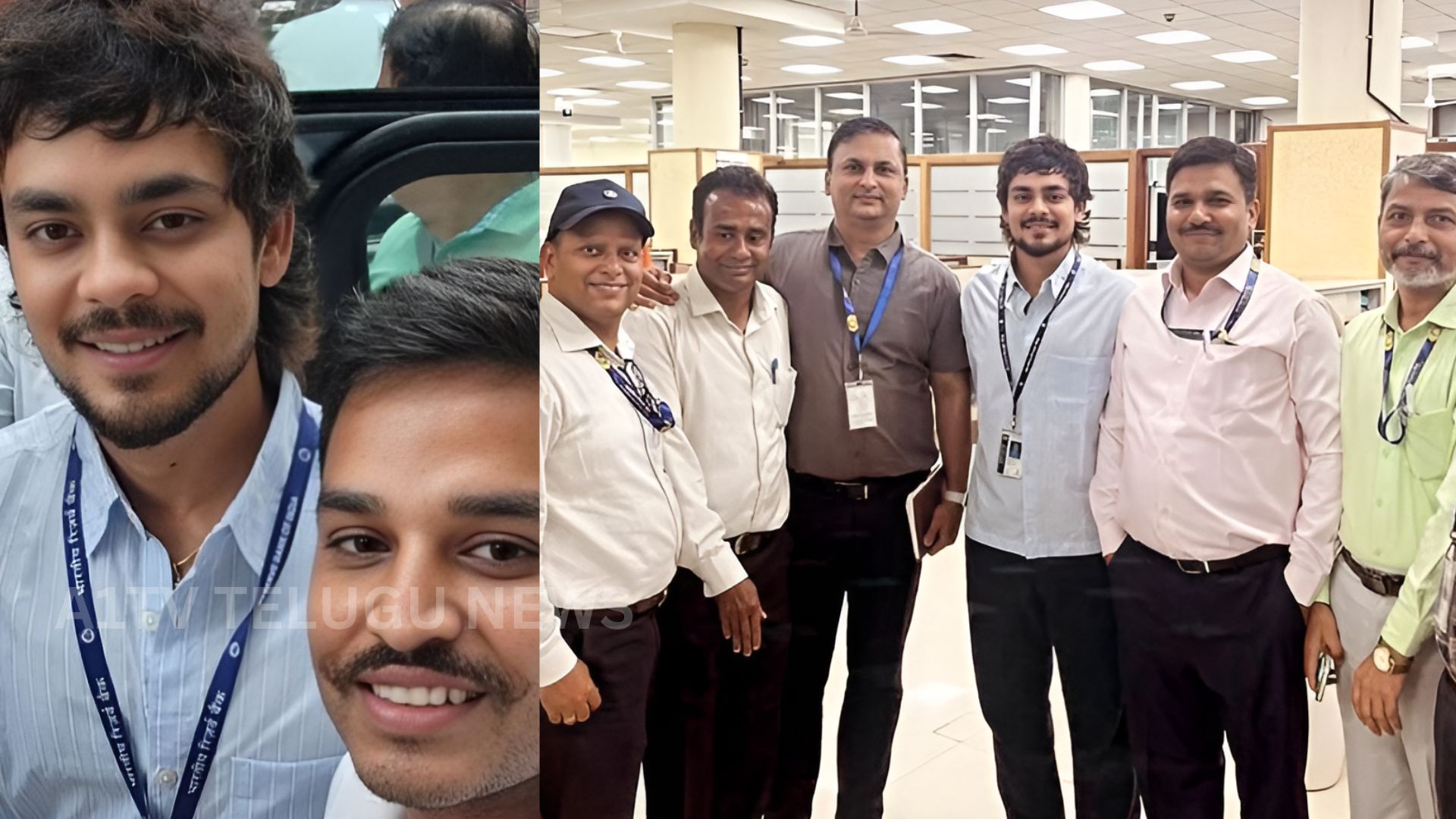 Ishan Kishan at the RBI Patna regional office after joining as Assistant Manager under the sports quota.