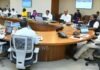 CM Chandrababu Naidu during AP Cabinet meeting announcing major policy decisions and reforms.