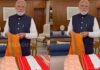 Prime Minister Narendra Modi urges citizens to support handloom weavers on National Handloom Day.